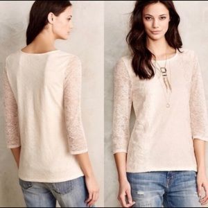 Sunday in Brooklyn Anthropologie lace top NWT